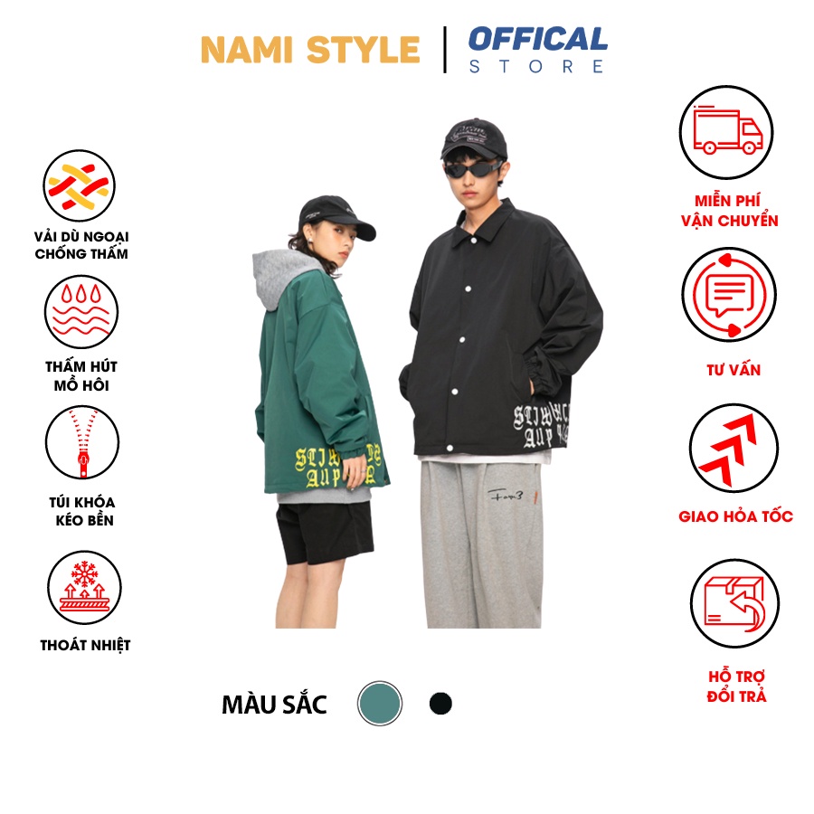 Áo khoác bomber nam nữ form rộng ulzzang unisex Hàn Quốc NQ710 U cao cấp cực đẹp