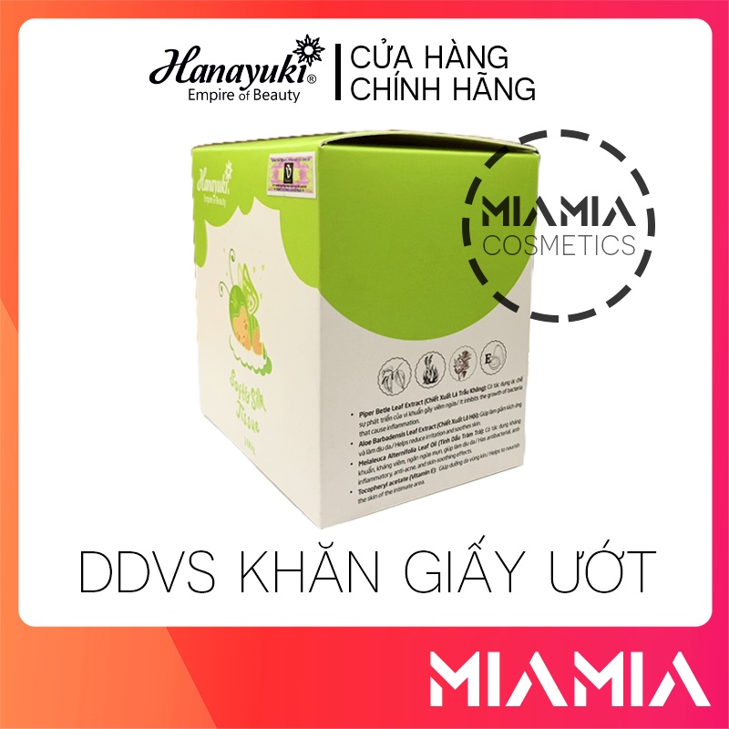 Khăn Giấy Ướt Vệ Sinh Hanayuki Chính Hãng Hana Soft Silk Jissue 20 Gói - 8936205370438
