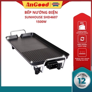 Bếp nướng điện SUNHOUSE SHD4607, công suất 1500W nướng chín nhanh không tạo khói