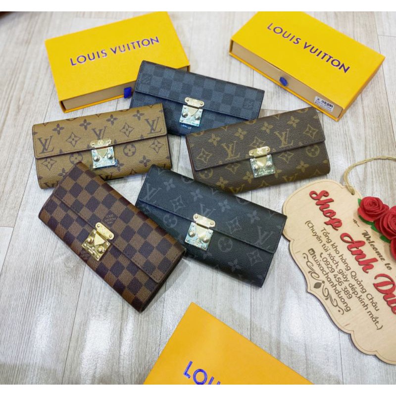 Ví khoa vuông LV full box có mã code