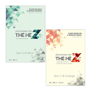 Sách - Combo Ẩn Số Mang Tên Thế Hệ Z: Gen Z @ Work + Gen Z @ College (2 cuốn)