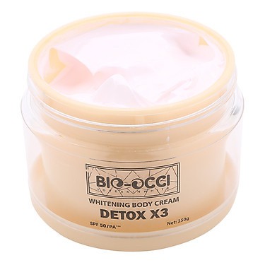 [CHÍNH HÃNG kem dưỡng trắng toàn thân BIO-OCCI-detox-x3 250g  dưỡng trắng hồng   không bết dính [MUA 1 TẶNG 1 ]