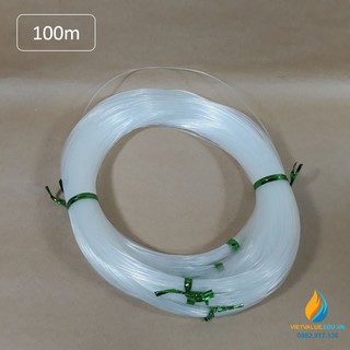 Cuộn dây cước chiều dài 10 mét mỗi cuộn, sợi 1mm, dây cước dụng cụ thực hành STEM