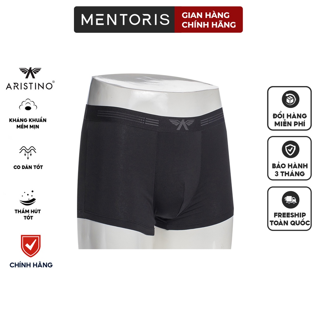 Quần Lót Boxer Nam MENTORIS Cạp Chun, Co Giãn 4 Chiều, Thoải Mái thương hiệu Aristino ABX056