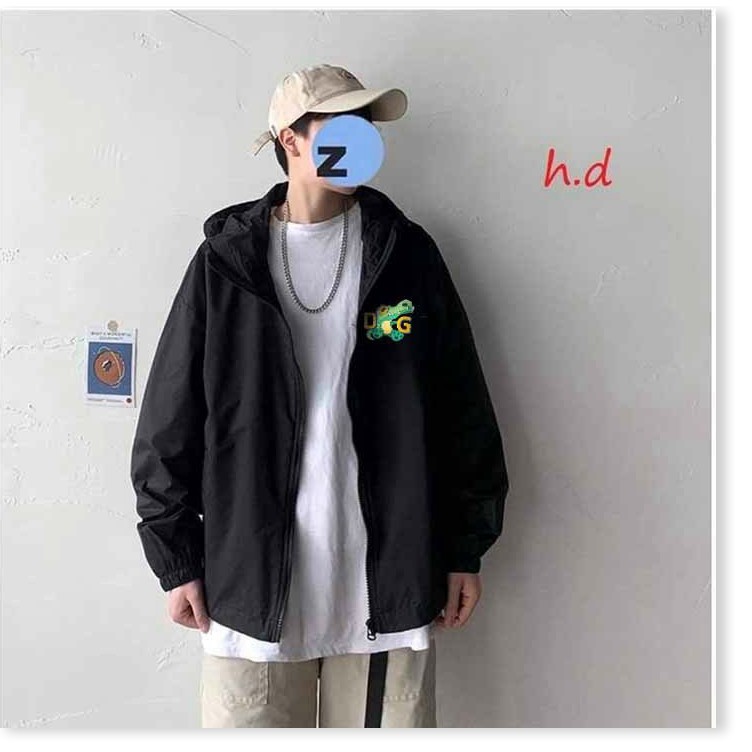 áo khoác nam nữ chất dù in hình cá sấu form chuẩn thoáng mát sang trọng hiện đại hót trend