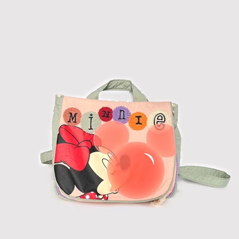 Ba lô vải Minnie chữ nổi