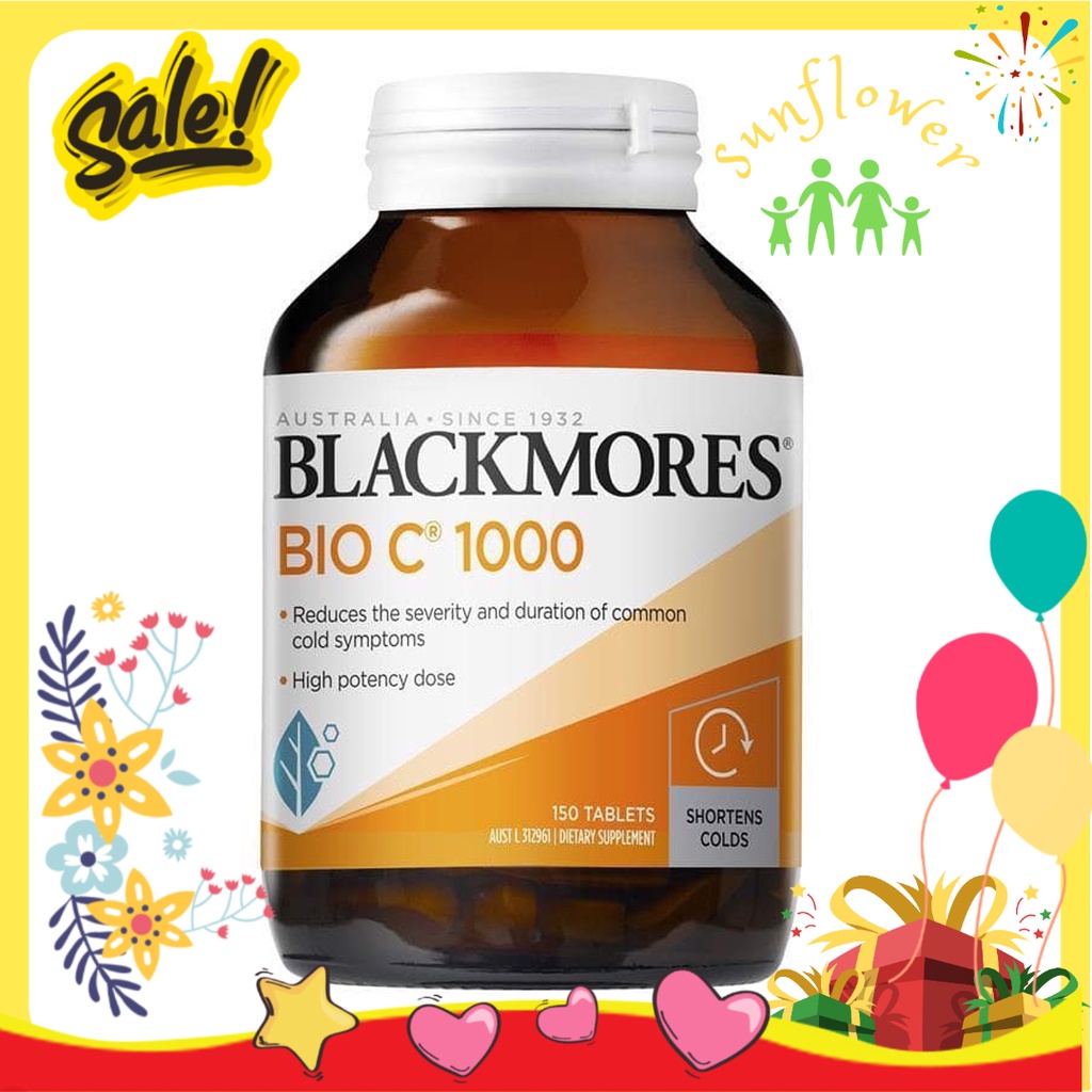 [150 viên] Viên Uống Bổ Sung Vitamin C 150 viên Blackmores Bio C 1000mg của Úc