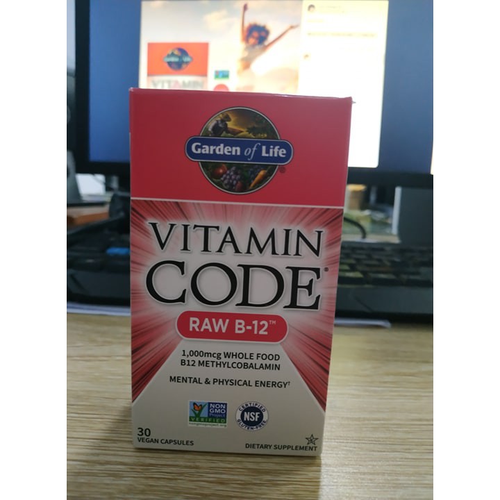 Vitamin B12 thuần chay (lọ 30 viên)