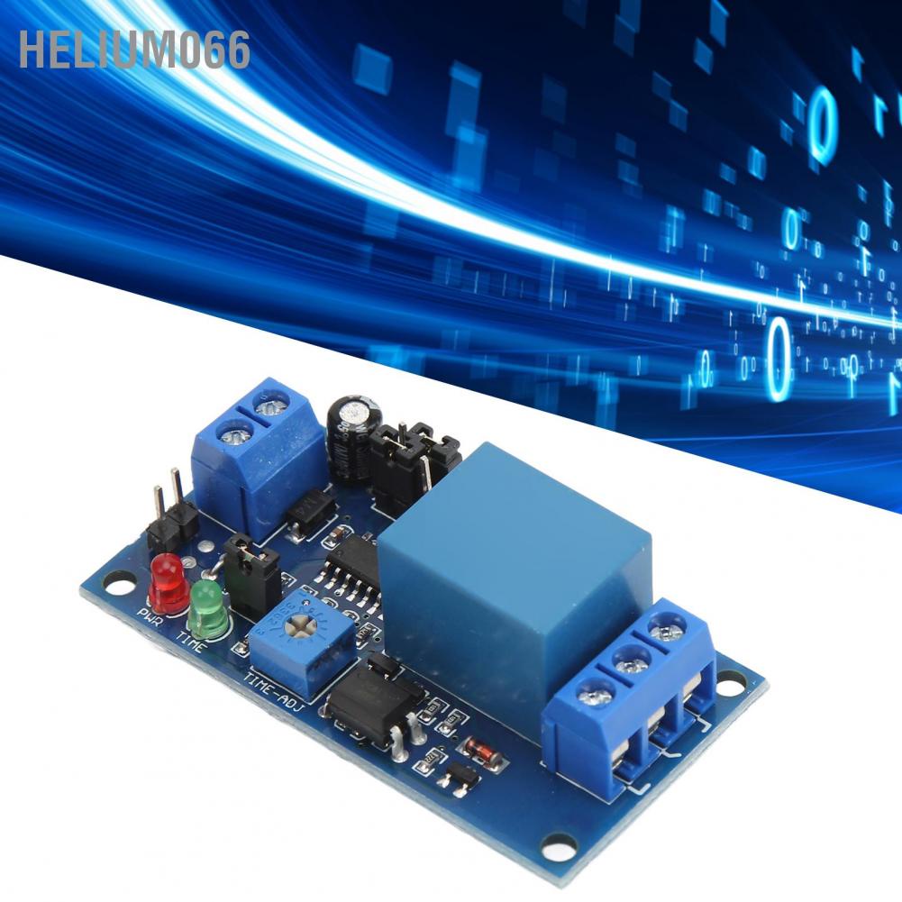Helium066 Time Delay Relay Module 5V PCB Timing Vibration Alarm Controller Board for Anti Theft System