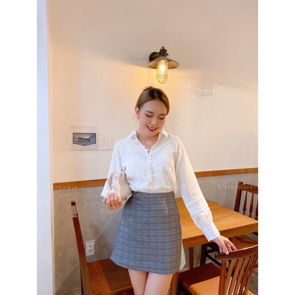 SISTERSISTER - Áo kiểu tơ voan MOON