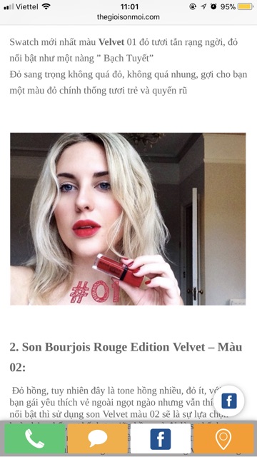 Son Bourjois tem mới