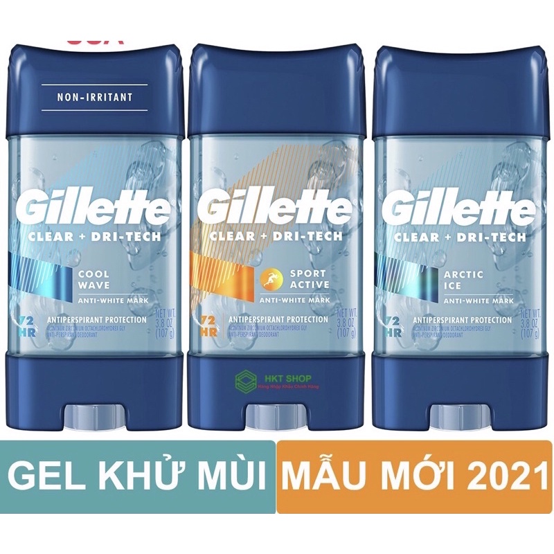 Gel Khử Mùi Gillette Clear Gel 107g