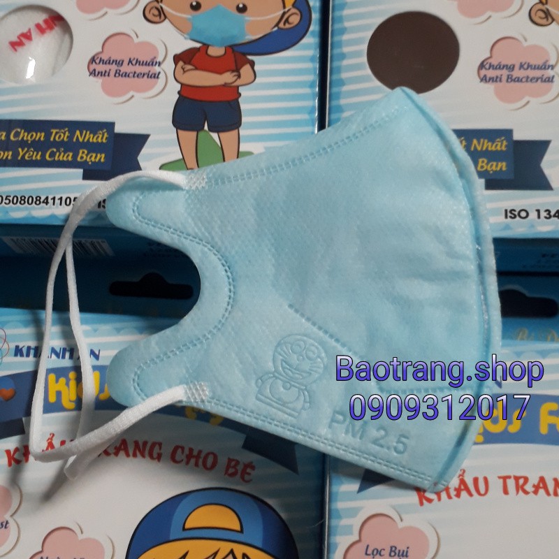 [Cho bé]  Khẩu trang 3D kid 4 lớp kháng khuẩn dành cho bé hộp 10 cái | BigBuy360 - bigbuy360.vn
