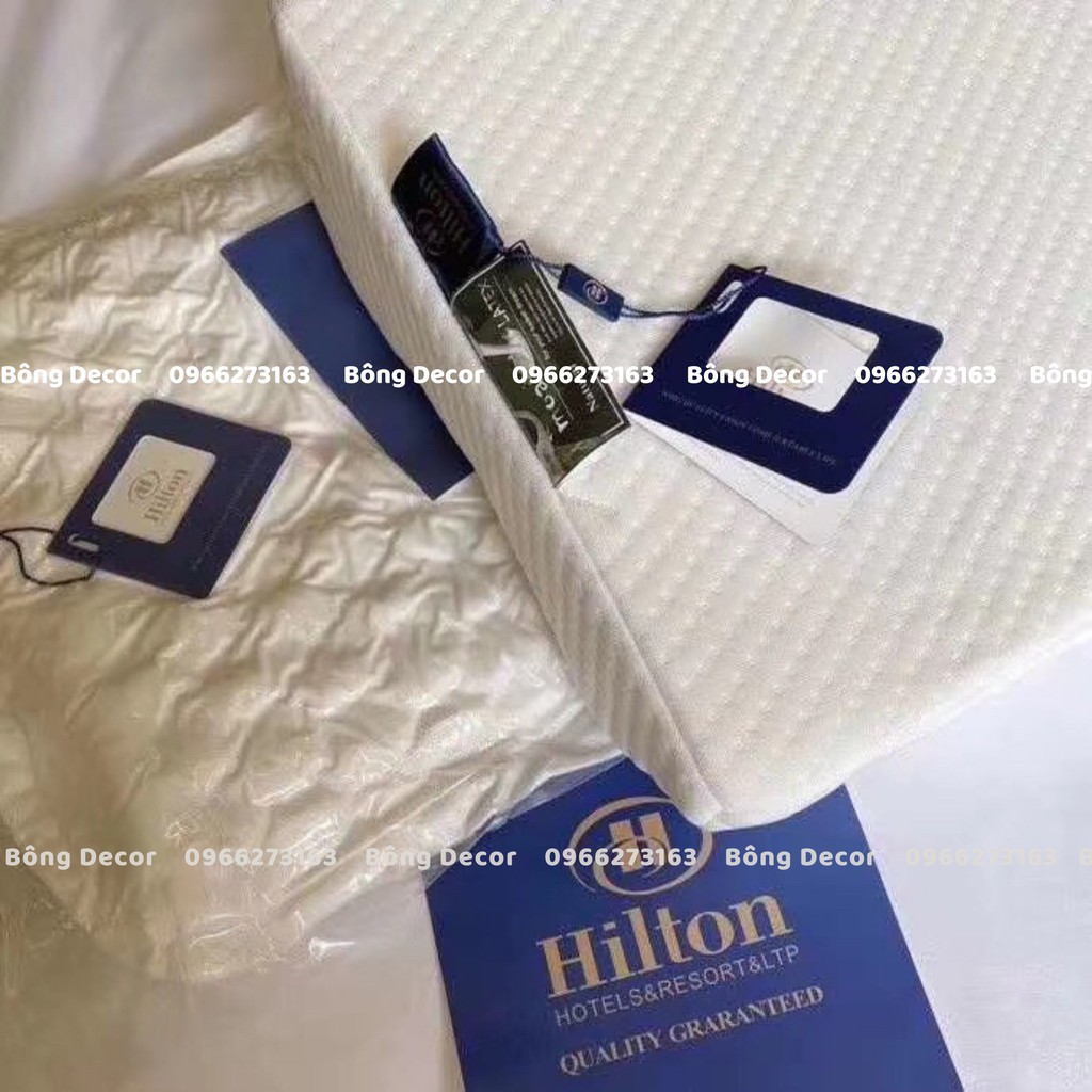 GỐI CAO SU NON HILTON MÁT XA,ĐÀN HỒI (HÀNG CHUẨN LOẠI 1)