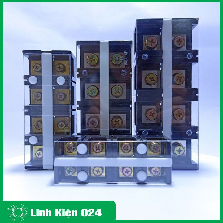 Cầu đấu điện Domino 3 pha 4 cực chịu tải 60A/100A/150A/200A