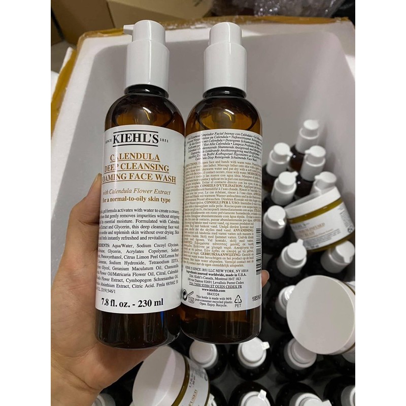[Mã COS1904 giảm 8% đơn 300K] Sữa rửa mặt hoa cúc Kiehl's Calendula 230ml | BigBuy360 - bigbuy360.vn