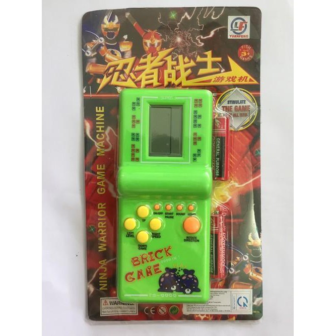 Vỉ Đồ Chơi Máy Chơi Game Điện Tử Xếp Gạch, Xếp Hình