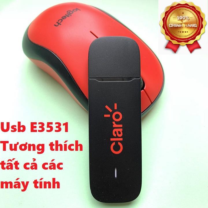 💝[CẮT LỖ] USB 3G HUAWEI E3531 21.6Mb - CẮM LÀ CHẠY - TỐC ĐỘ CỰC CAO - BẮT SÓNG CỰC TỐT - TẶNG SIM DATA KHỦNG