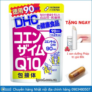 Viên uống chống lão hoá trẻ da DHC Coenzyme Q10 Nhật Bản 90 ngày