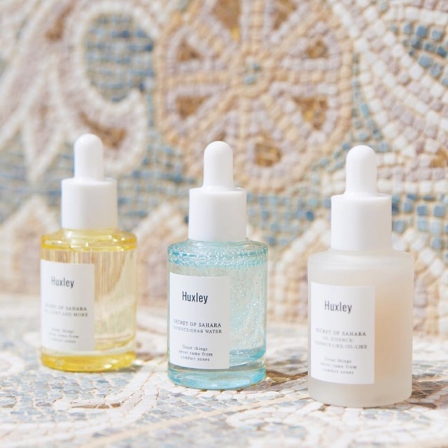 Serum Dưỡng Da Huxley Secret Of Sahara Oil Light &amp; More; Oil Like Oil; Essence Grab Water; Essence Brightly Ever After