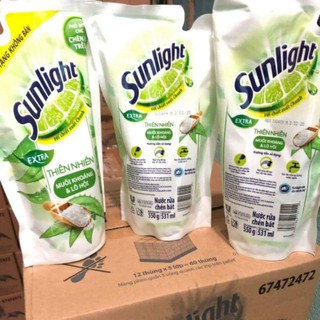 Nước rửa chén sulight matcha trà nhật, lô hội