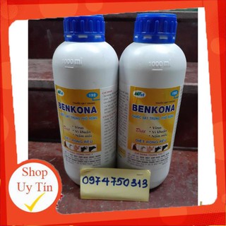 Benkona -Thuốc đặc trị vi khuẩn, vi rút chai 1 lít.