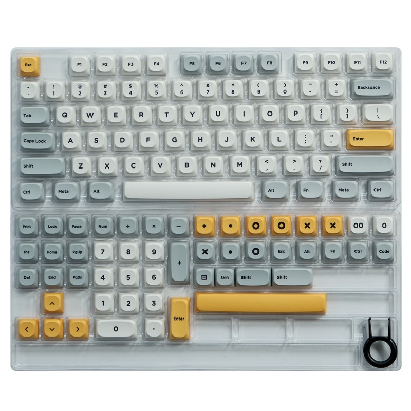 Heavy Industry Keycaps MA profile Dye-sublimation 125 Keys PBT Material Suitable For 61/68/71/84/87/96/104 And Other Mechanical Keyboards