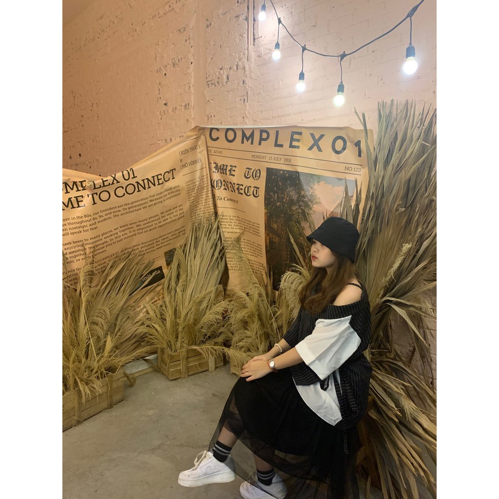 Nón bucket vành cụp trơn nhiều màu phong cách Ulzzang Unisex &lt; Hàng loại 1&gt;