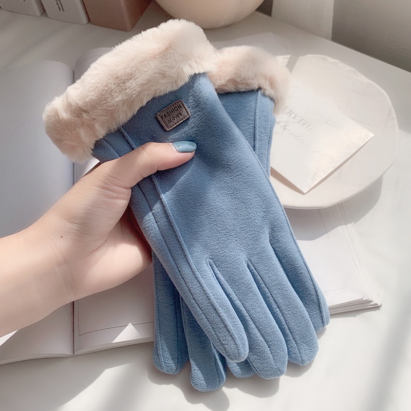 Găng Tay Nữ Lót Bông Cao Cấp, Mẫu Mới Cho Mùa Đông