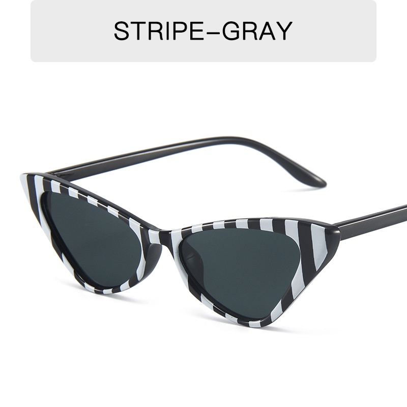 Kính mát mắt mèo nhỏ phong cách hip hop thời trang cho nữ