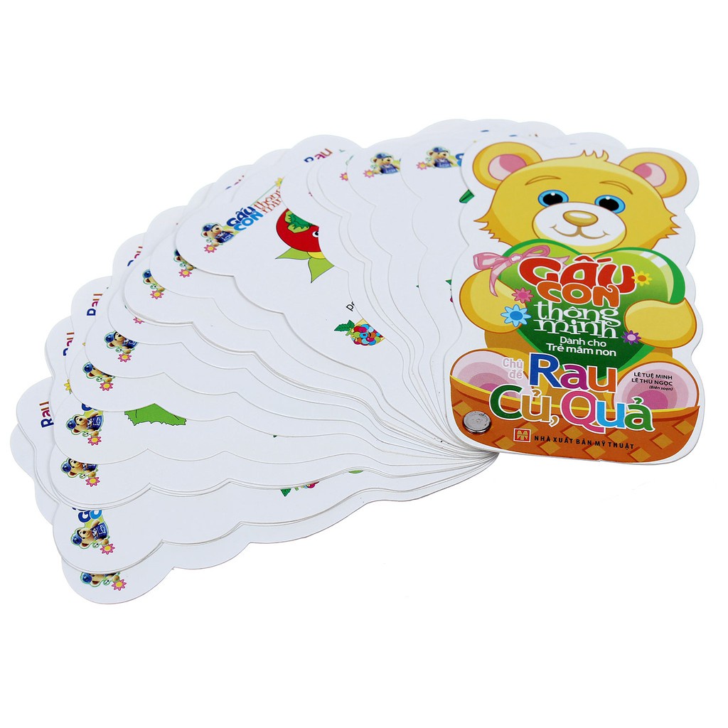 Sách: Gấu Con Thông Minh - Rau Củ Quả - TSMN