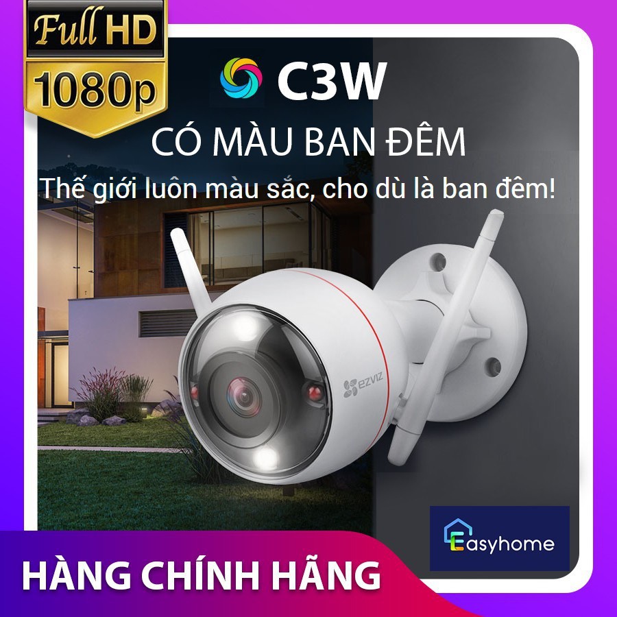 Camera Wifi EZVIZ C3W CS-CV310 (A0-1B2WFR) - 2MP (1080P)  Tích Hợp Loa Và Micro Để Đàm Thoại