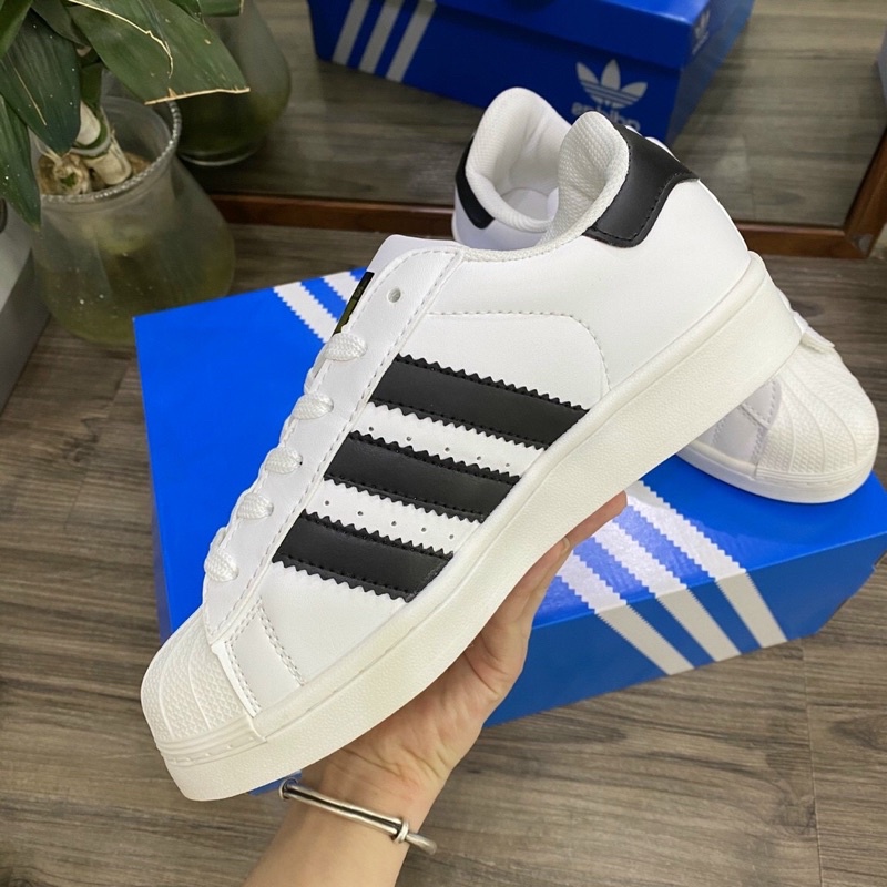 Giày superstar sò thể thao sneaker mũi sò tem vàng