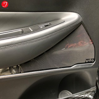 Ốp Tapli Cánh Cửa Xe Hyundai Santafe 2017-2020, Ốp màng loa xe Santafe, Hàng TiTan Cao Cấp
