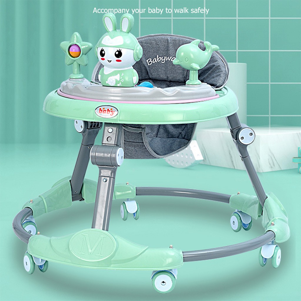 Xe tròn tập đi cho bé có nhạc và đèn kèm đồ chơi ngộ nghĩnh