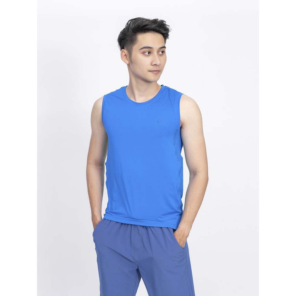 Áo ba lỗ nam Tanktop Aristino 🌟 CHÍNH HÃNG – GIẢM GIÁ 🌟 ATT002S9, dáng Slim fit, chất liệu thể thao