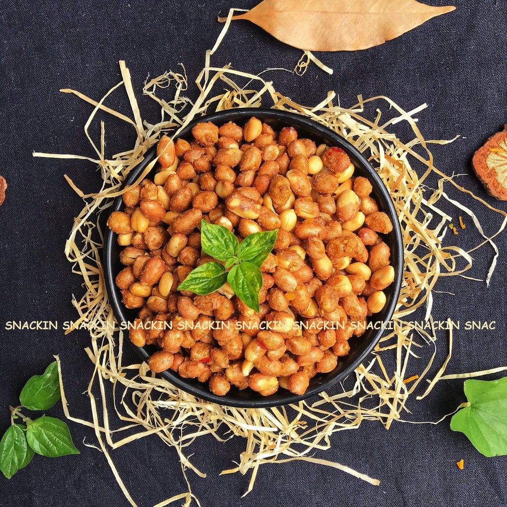 Lạc rang tỏi ớt SNACKIN, mặn ngọt cay cay, hũ pet, ăn vặt Hà Nội | BigBuy360 - bigbuy360.vn