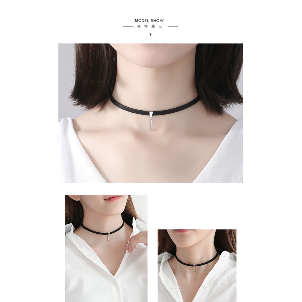 Vòng Cổ Choker Bạc 925 Thời Trang Cho Nữ