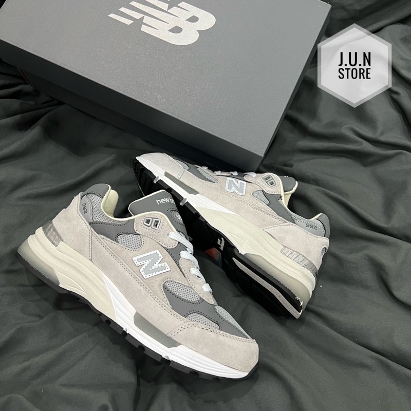 GIÀY NEW.BALANCE 992 XÁM GREY DA LỘN LAI AU SC