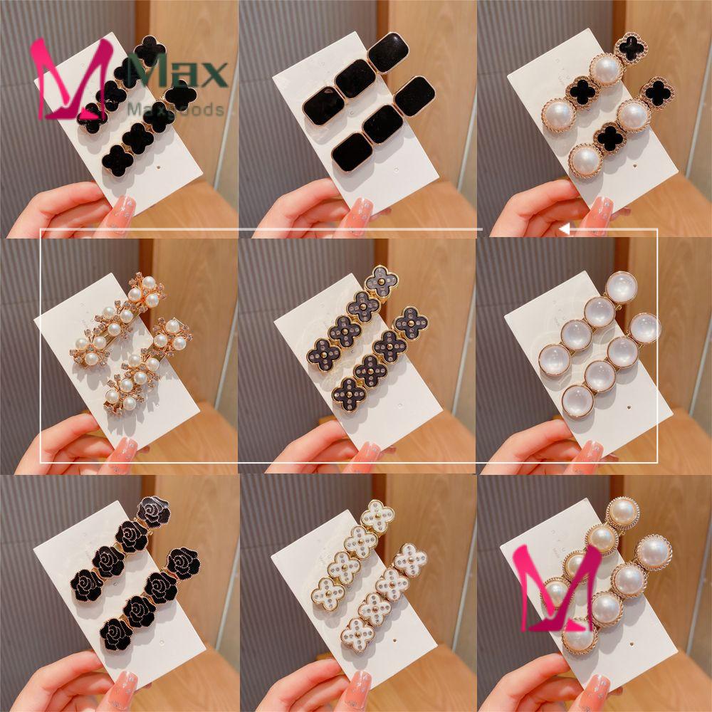 Kẹp Tóc Đính Hoa Ngọc Trai Thời Trang Phong Cách Hàn Quốc|Kẹp Tóc Hình Hoa Đính Ngọc Trai Thời Trang Cho Nữ