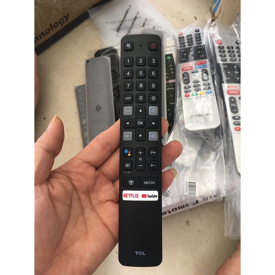 khiển tivi giọng nói TCL,điều khiển giọng nói tivi tcl,remote giọng nói tivi tcl