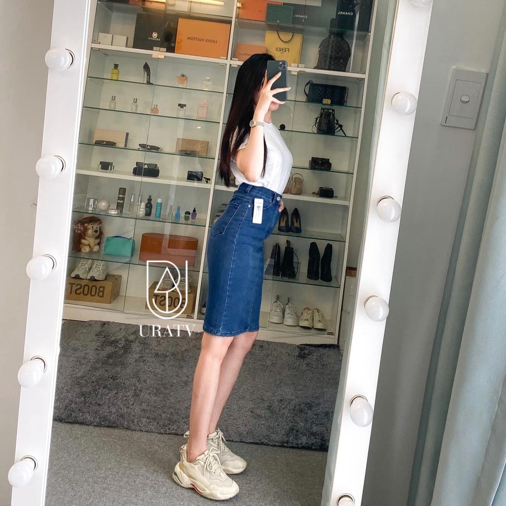 [FREESHIP - ẢNH CHÍNH CHỦ] CHÂN VÁY jean bút chì XẺ SAU MNG | BigBuy360 - bigbuy360.vn
