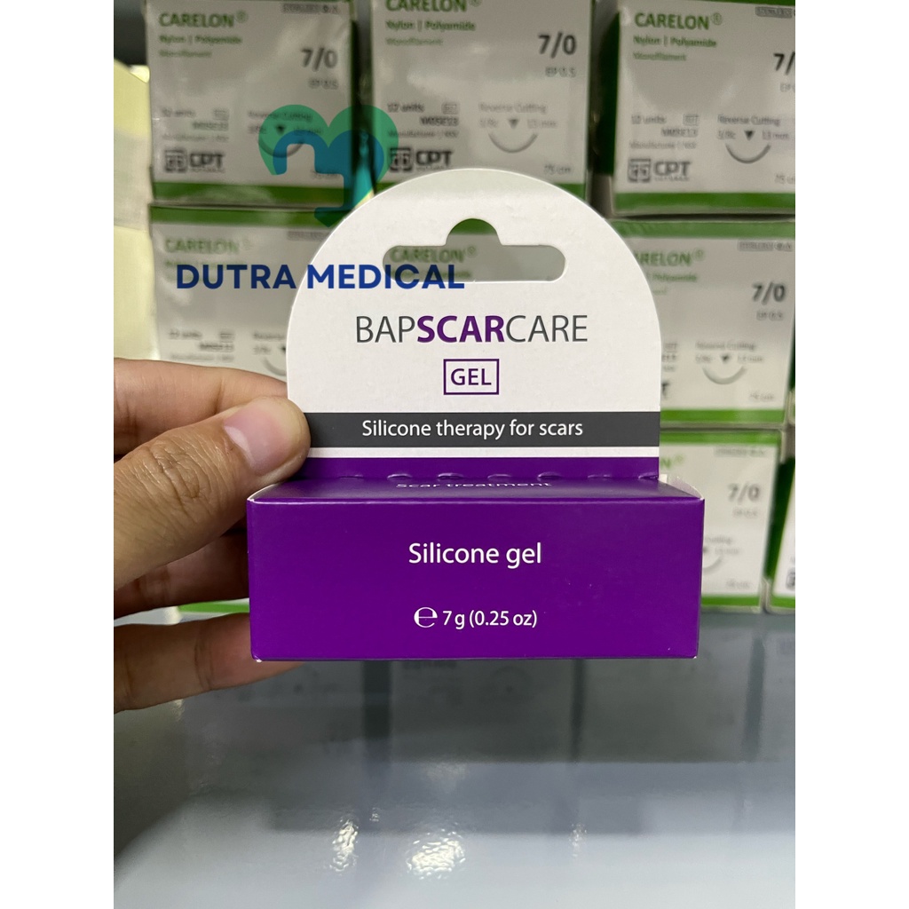 Kem sẹo Bapscarcare cao cấp - Gel sẹo silicone giúp ngăn ngừa các vết sẹo lồi bất thường hiệu quả (Tuýp 7g)