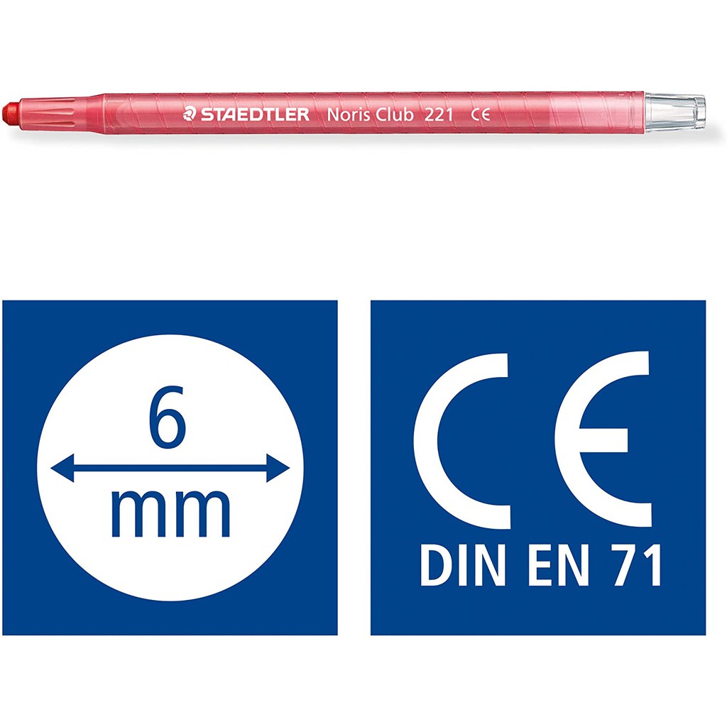 Sáp vặn STAEDTLER 12 mầu dài cao cấp 221 NWP12