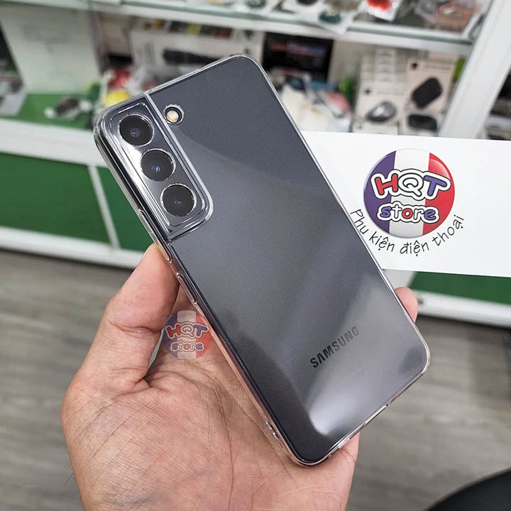 Ốp silicon dẻo trong full camera Gor Nature cho Samsung S22 Ultra / S22 Plus / S22