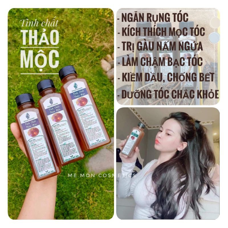 TINH CHẤT THẢO MỘC kích mọc tóc, ngăn rụng, trị gàu, nấm ngứa