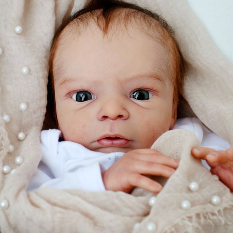 Búp Bê Em Bé Mềm Mại Màu Nude Kích Thước 19 Inch