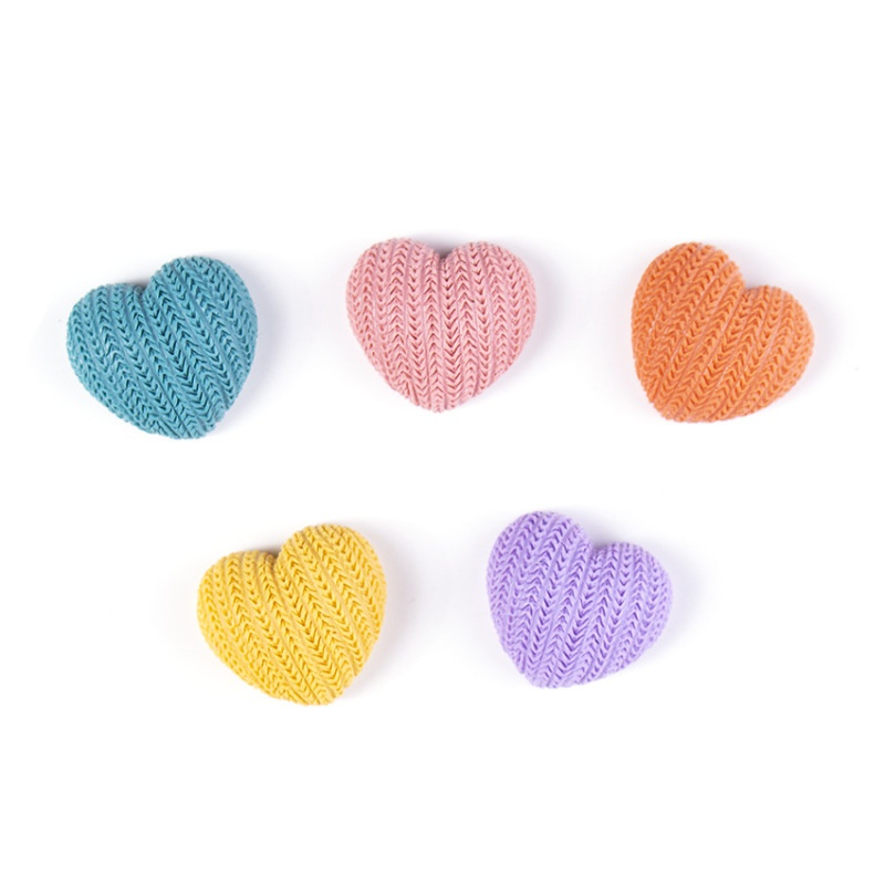 Set 20 Dây Cột Tóc Hình Trái Tim