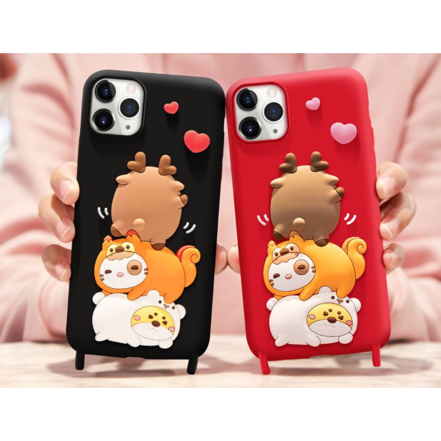 Ốp lưng Thú Cưng Dễ thương Cho iPhone 11( LOFTER )
