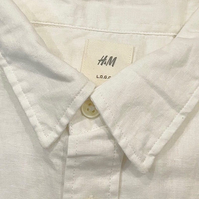 Áo Sơ Mi Nam Dài Tay H&M Size L